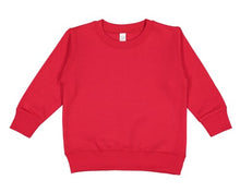 Load image into Gallery viewer, Custom Toddler Fleece-Lined Crewneck Sweatshirt