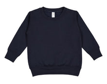 Load image into Gallery viewer, Custom Toddler Fleece-Lined Crewneck Sweatshirt