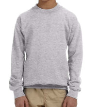 Load image into Gallery viewer, Custom Youth Fleece-Lined Crewneck Sweatshirt