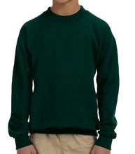 Load image into Gallery viewer, Custom Youth Fleece-Lined Crewneck Sweatshirt