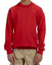 Load image into Gallery viewer, Custom Youth Fleece-Lined Crewneck Sweatshirt