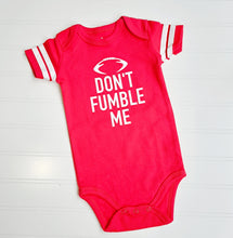 Load image into Gallery viewer, Custom Football Jersey Onesie