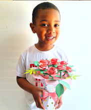 Load image into Gallery viewer, Paper Rose Bouquet Gift Holder
