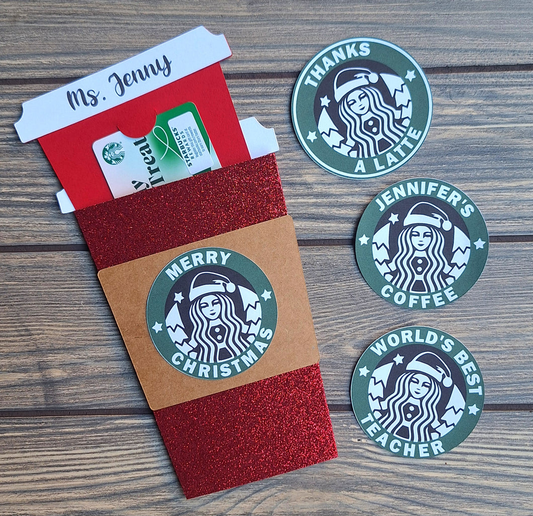 Coffee Gift Card Holders