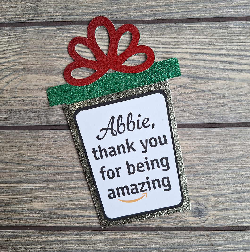 Amazon Inspired Gift Card Holder