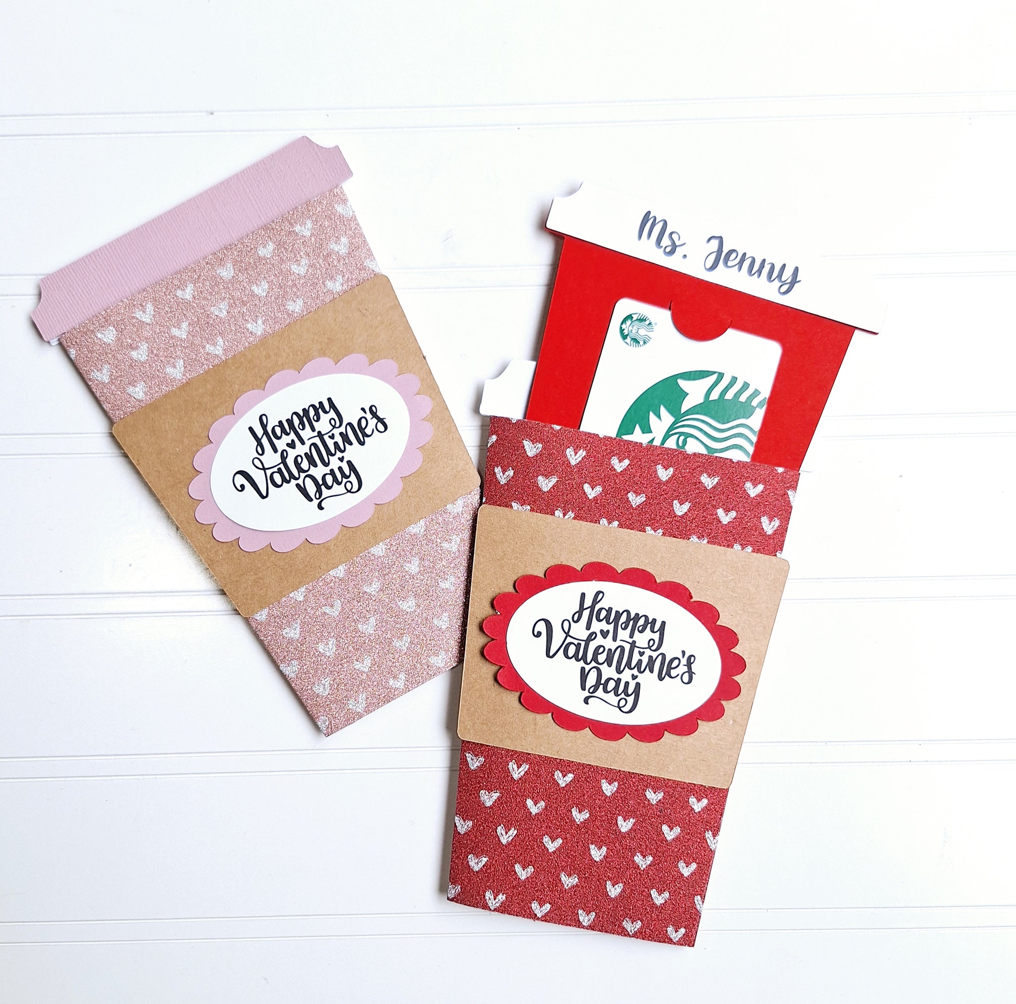 Valentine's Day Starbucks-Inspired Coffee Gift Card Holders Valentine's Day Starbucks-Inspired Coffee Gift Card Holders