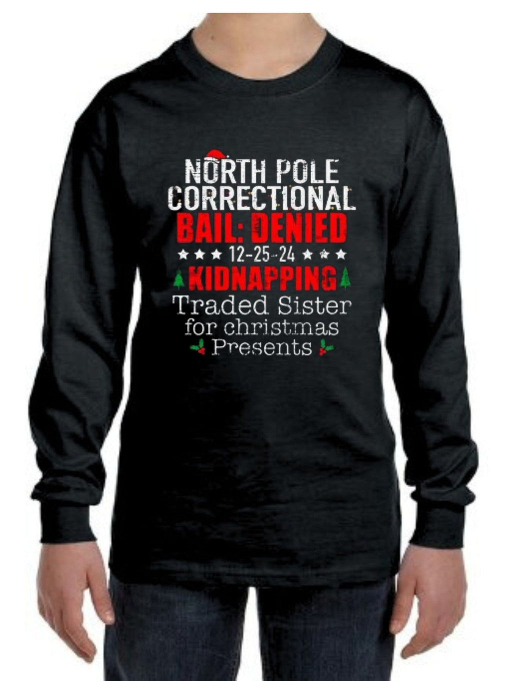 Custom North Pole Correctional Facility Tee (Youth)