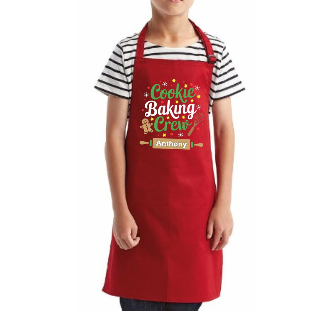 Personalized Cookie Baker Crew Youth Apron