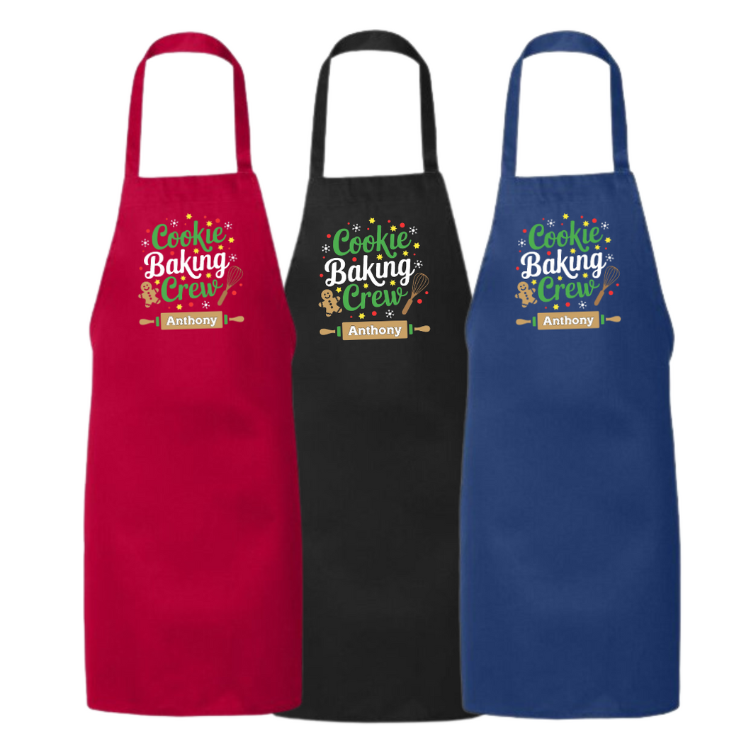 Personalized Cookie Baker Crew Adult Apron