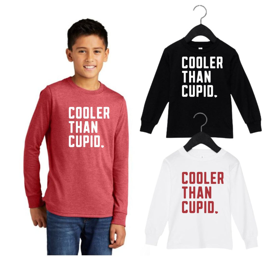 Cooler than Cupid Youth Long Sleeve Tee