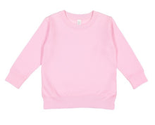 Load image into Gallery viewer, Custom Toddler Fleece-Lined Crewneck Sweatshirt
