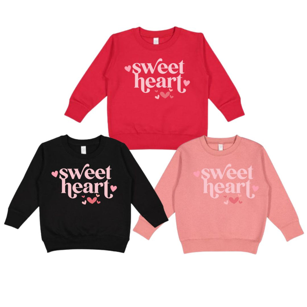 Sweetheart Toddler/Youth Crewneck Sweatshirt